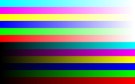 Smooth color gradation (1280 × 800 dots)