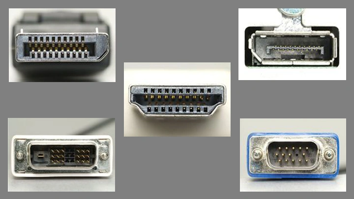 DisplayPort to D-Sub: The Full Range of LCD Monitor Video Input Interfaces